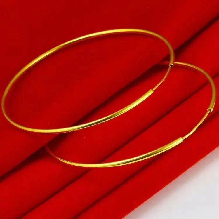 Gold Plated Earrings for Women with Diamond Accents