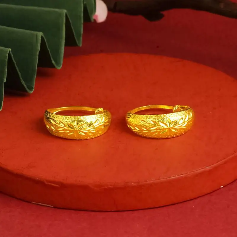 Gold Plated Earrings for Women with Diamond Accents