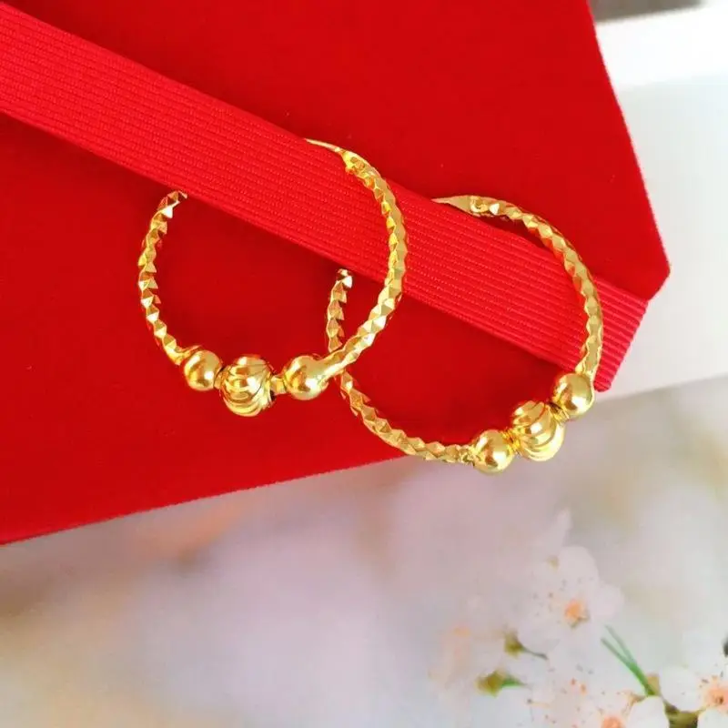 Gold Plated Earrings for Women with Diamond Accents