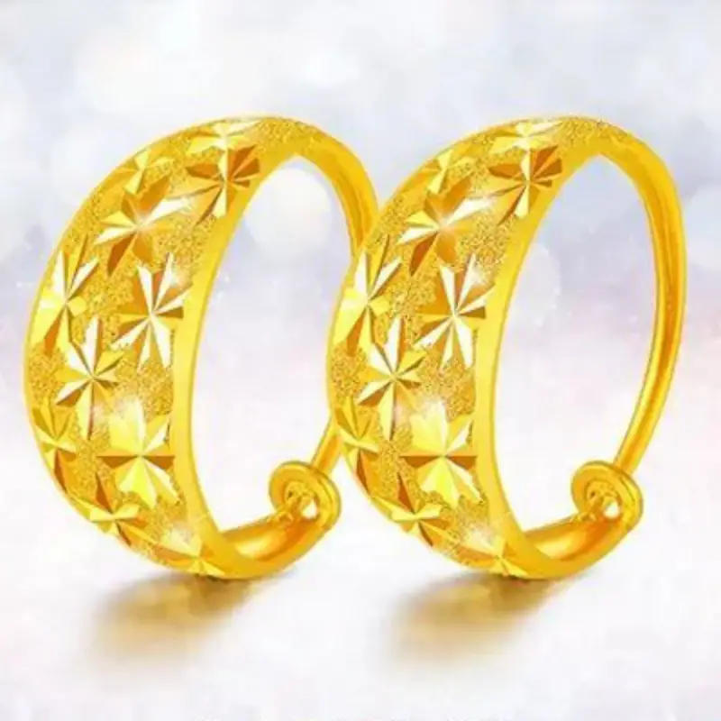 Gold Plated Earrings for Women with Diamond Accents