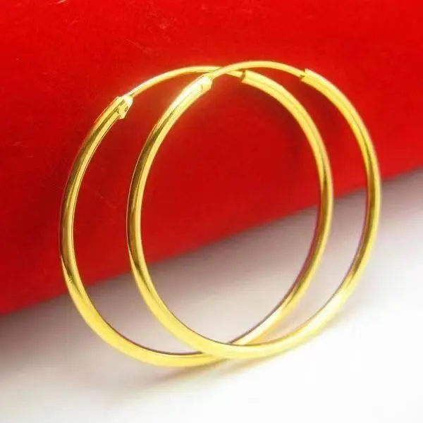 Gold Plated Earrings for Women with Diamond Accents