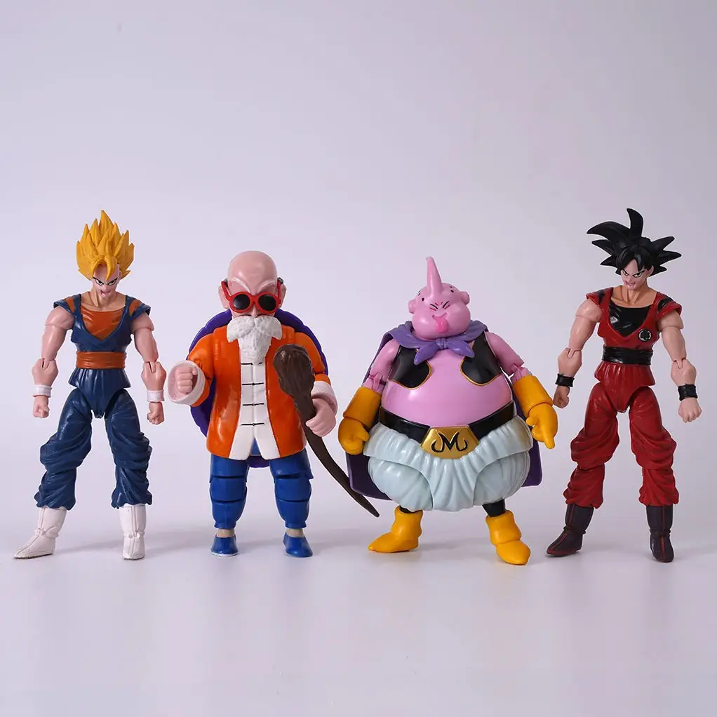 Dragon Ball Hand-made Ornaments Vegeta Magic Man Buo Monkey King Movable Doll Animation Hand-made Model Ornaments Batch