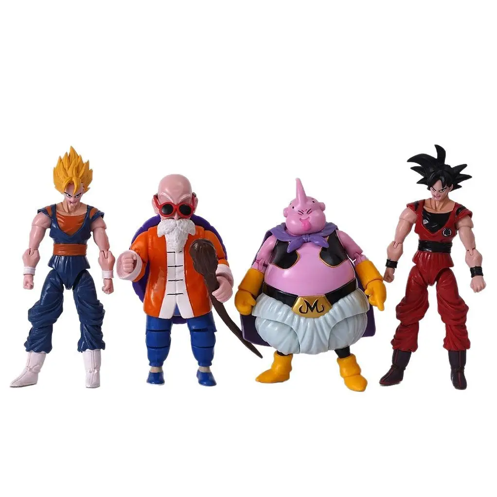 Dragon Ball Hand-made Ornaments Vegeta Magic Man Buo Monkey King Movable Doll Animation Hand-made Model Ornaments Batch