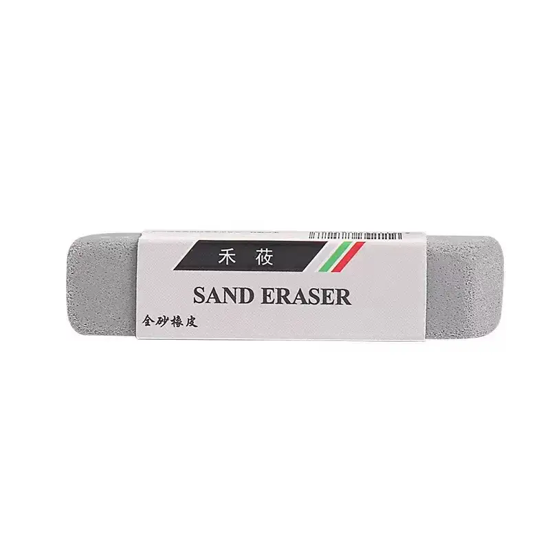 Silicone Sand Eraser Set, Gray, Student Office Silent Use