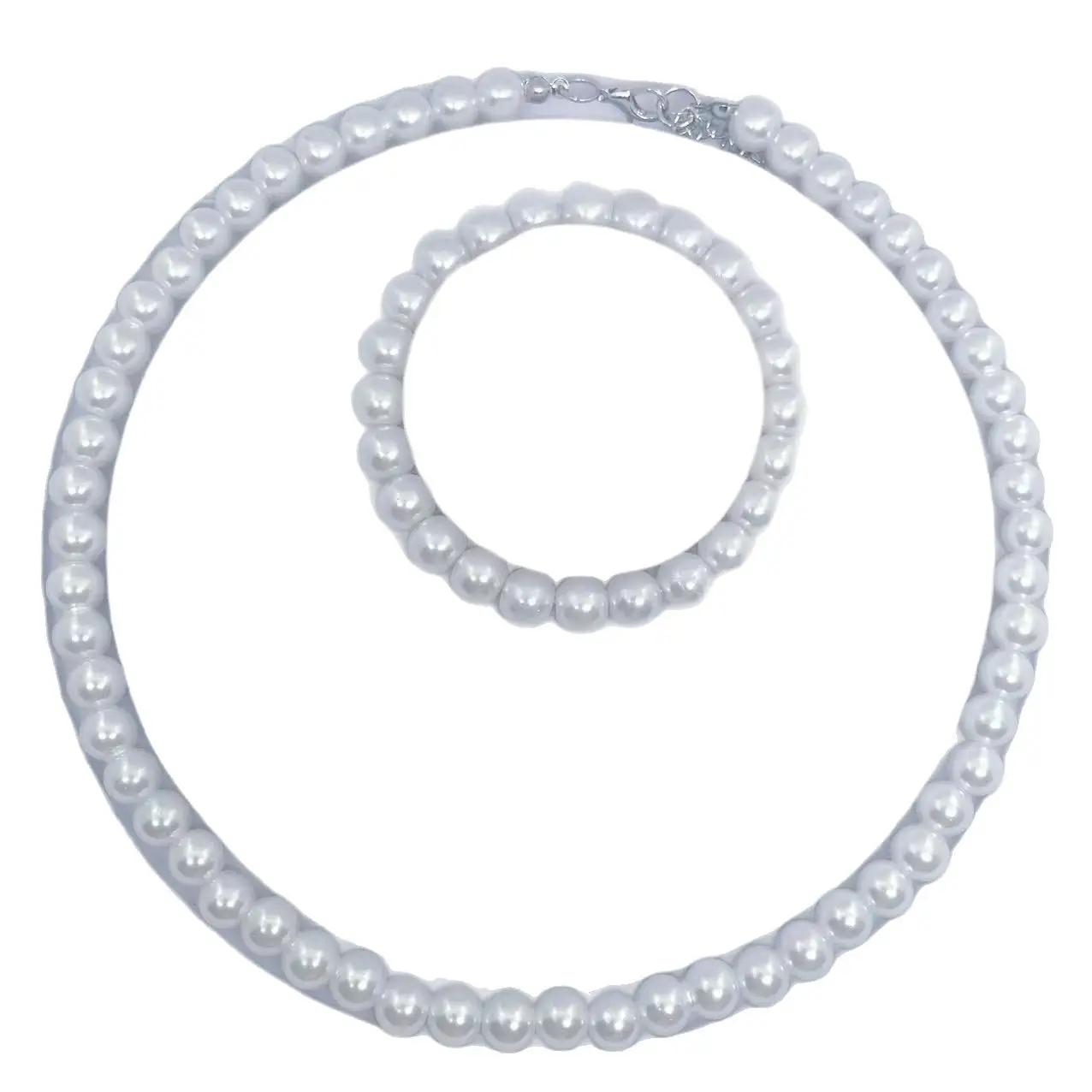 Mother's Day Pearl Necklace Set with Bracelet & Earrings - Image 5
