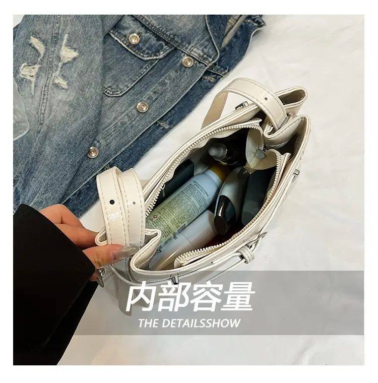 2025 Silver Leather Bucket Bag for Women — feature 7