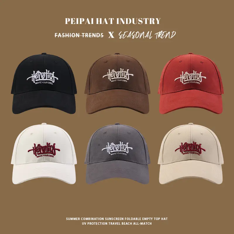 Men's Black "Heroic" Sunscreen Cap Summer Wear - Image 8