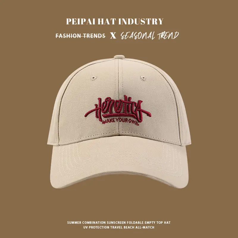 Men's Black "Heroic" Sunscreen Cap Summer Wear — feature 4