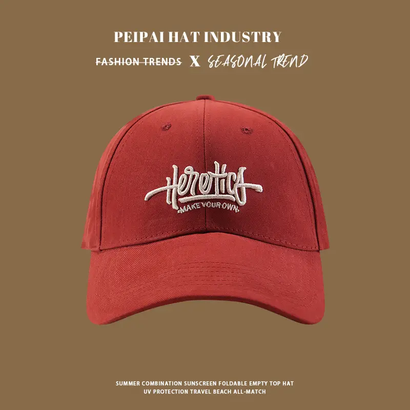Men's Black "Heroic" Sunscreen Cap Summer Wear — feature 7