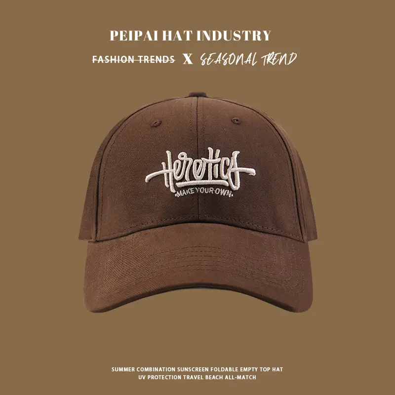 Men's Black "Heroic" Sunscreen Cap Summer Wear — feature 8