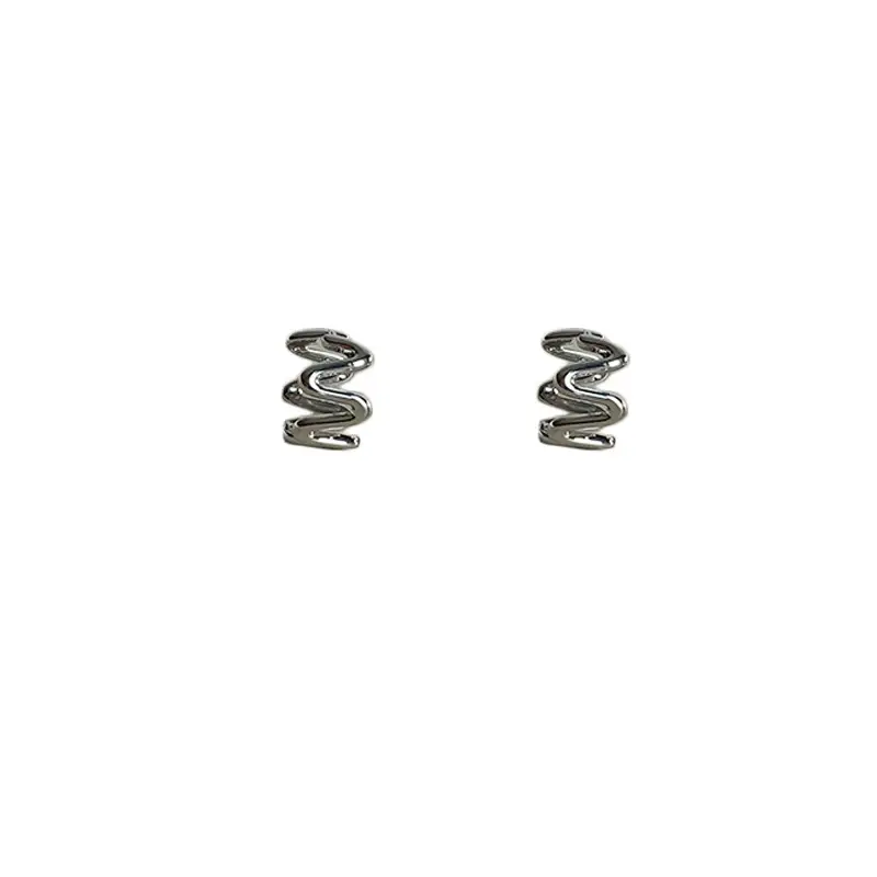 Cold Style Korean Wave Ear Buckles Light Luxury Earrings