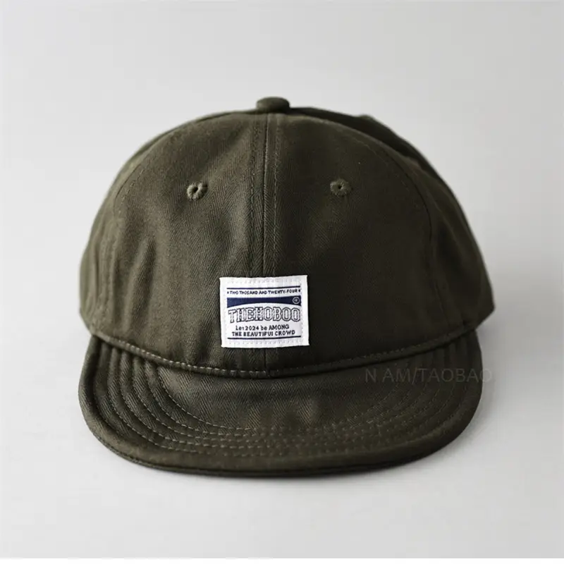 Men's Duck Tongue Baseball Cap Olive Green - Image 4