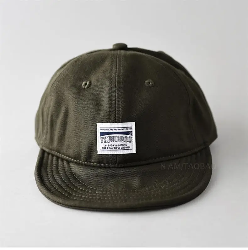 Men's Duck Tongue Baseball Cap Olive Green — feature 3
