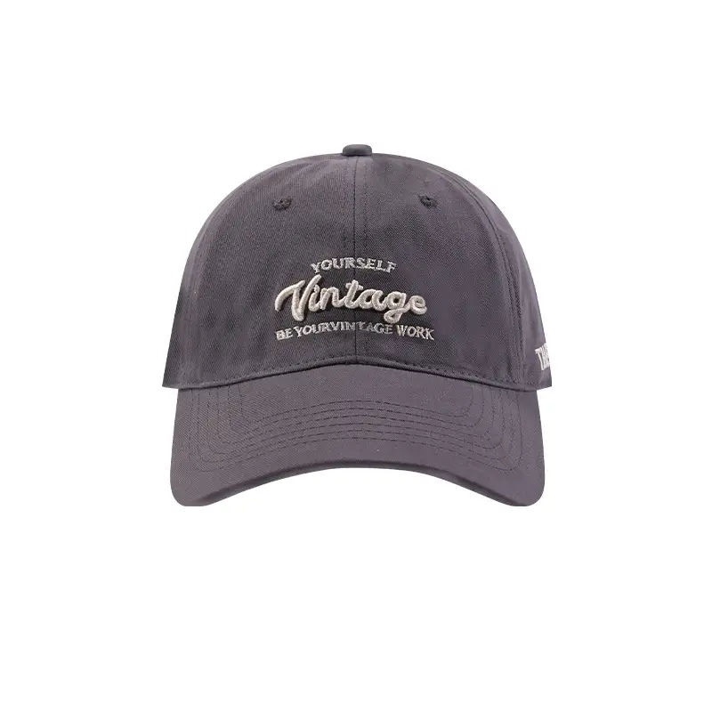 Women Embroidered Dark Gray Cap for Outdoor Commute - Image 12