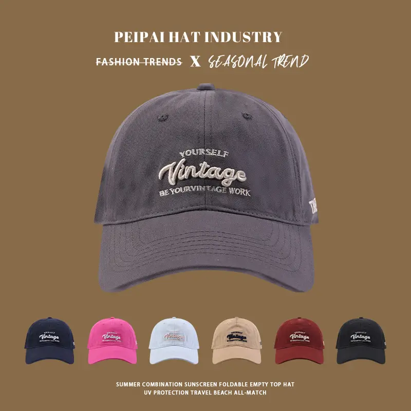 Women Embroidered Dark Gray Cap for Outdoor Commute — feature 1
