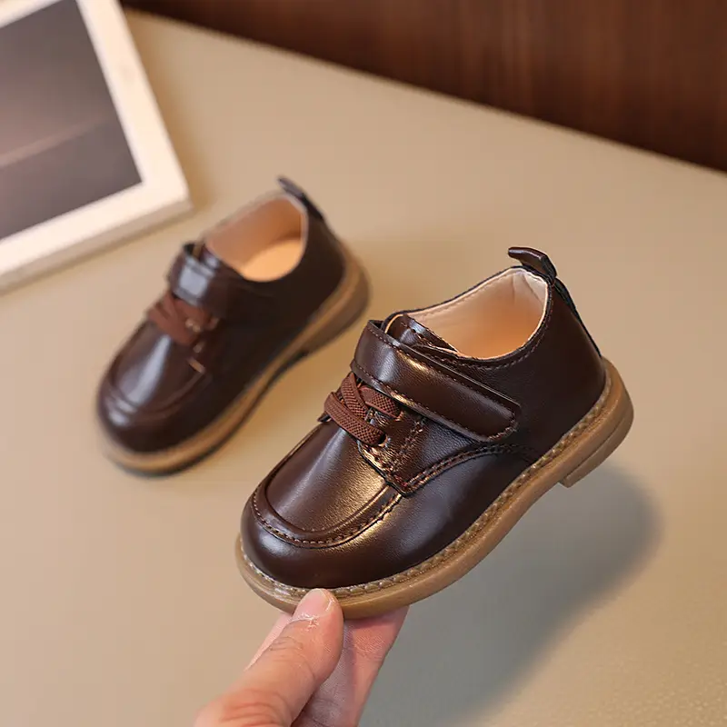 British Style Baby Shoes Small Leather Toddler Shoes