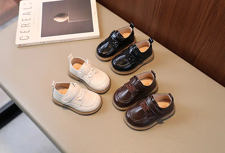 British Style Baby Shoes Small Leather Toddler Shoes — feature 1