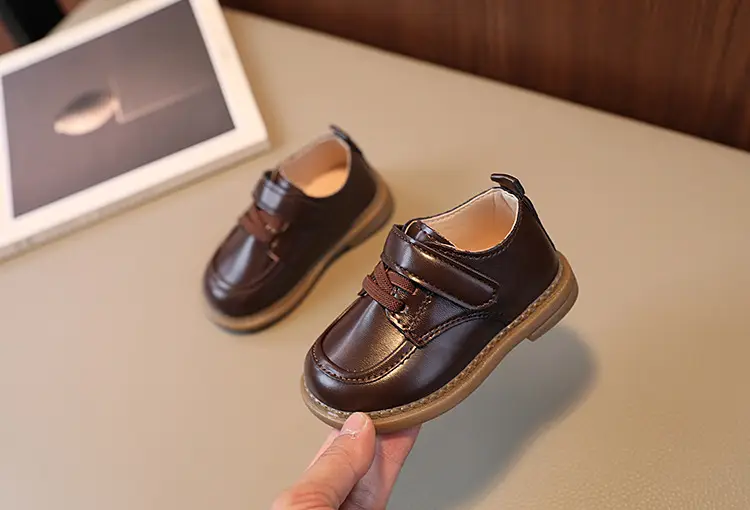 British Style Baby Shoes Small Leather Toddler Shoes — feature 11