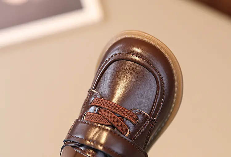 British Style Baby Shoes Small Leather Toddler Shoes — feature 12