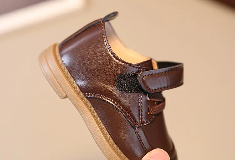 British Style Baby Shoes Small Leather Toddler Shoes — feature 15