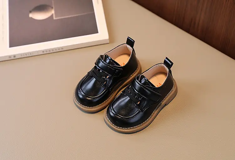 British Style Baby Shoes Small Leather Toddler Shoes — feature 3