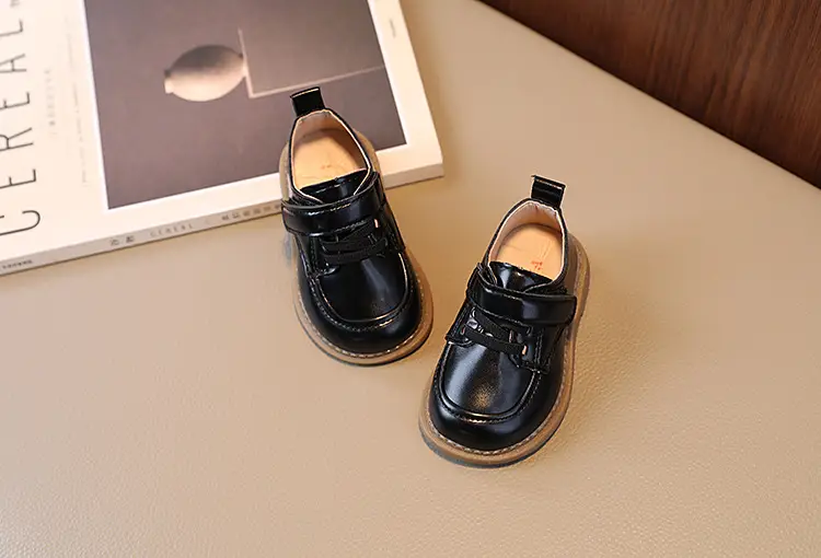 British Style Baby Shoes Small Leather Toddler Shoes — feature 4