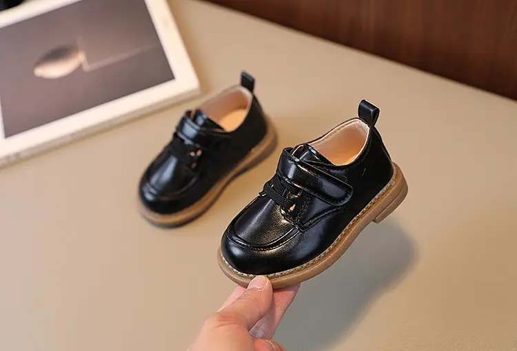 British Style Baby Shoes Small Leather Toddler Shoes — feature 5