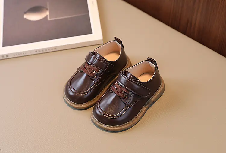 British Style Baby Shoes Small Leather Toddler Shoes — feature 9