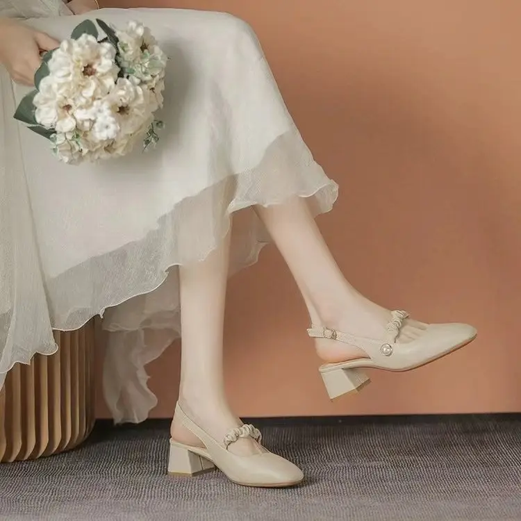 Women's French Fairy Heeled Sandals 2025 - Image 4