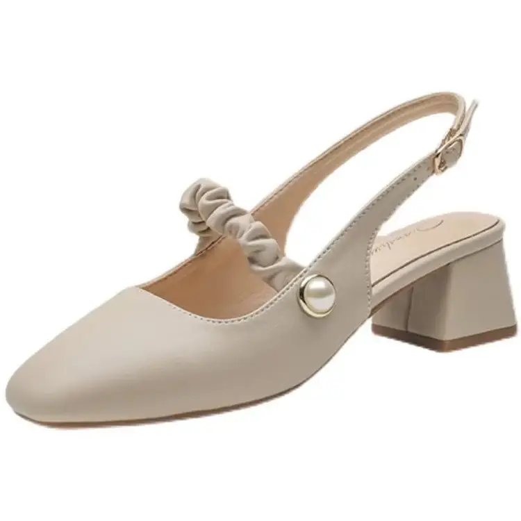Women's French Fairy Heeled Sandals 2025 - Image 5