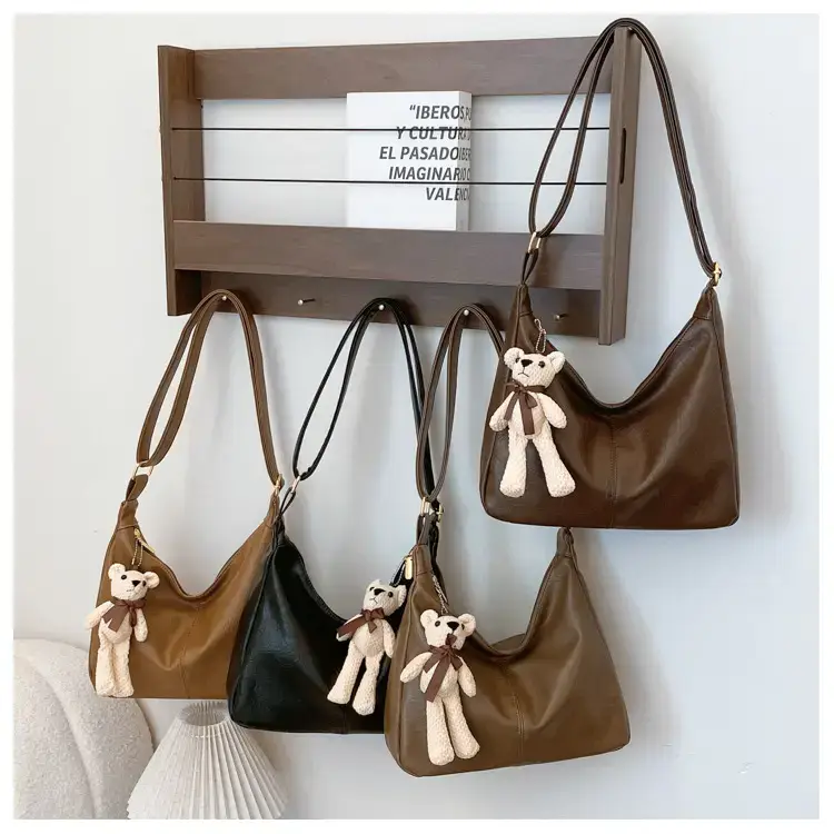 Brown Soft Leather Shoulder Bag for Women 2025 — feature 10
