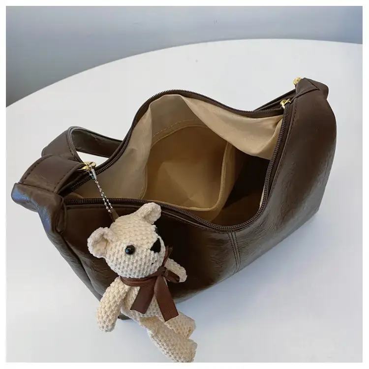 Brown Soft Leather Shoulder Bag for Women 2025 — feature 9