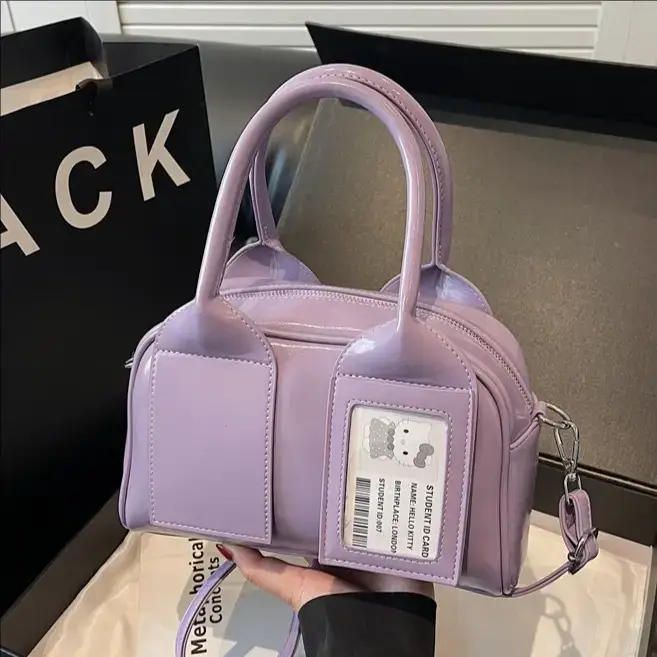2025 Purple Retro Crossbody Bag for Women - Image 9