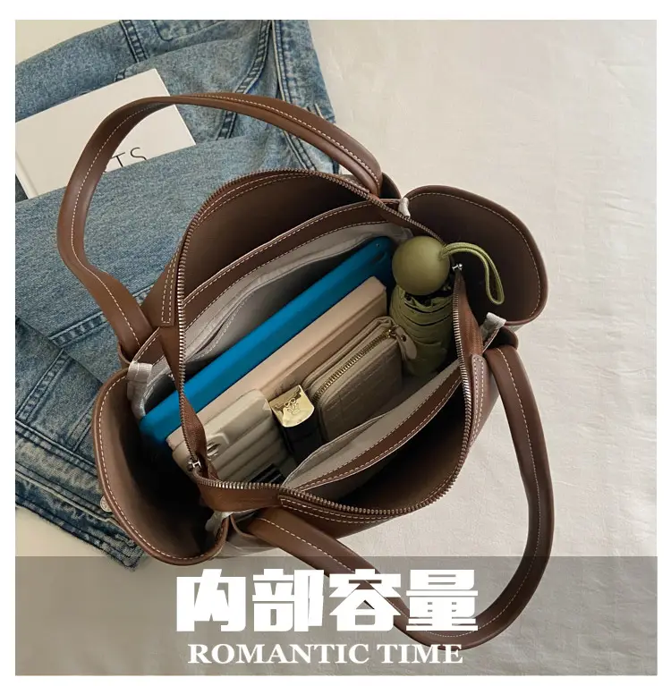Black Leather Crossbody Bag with Logo Print — feature 12