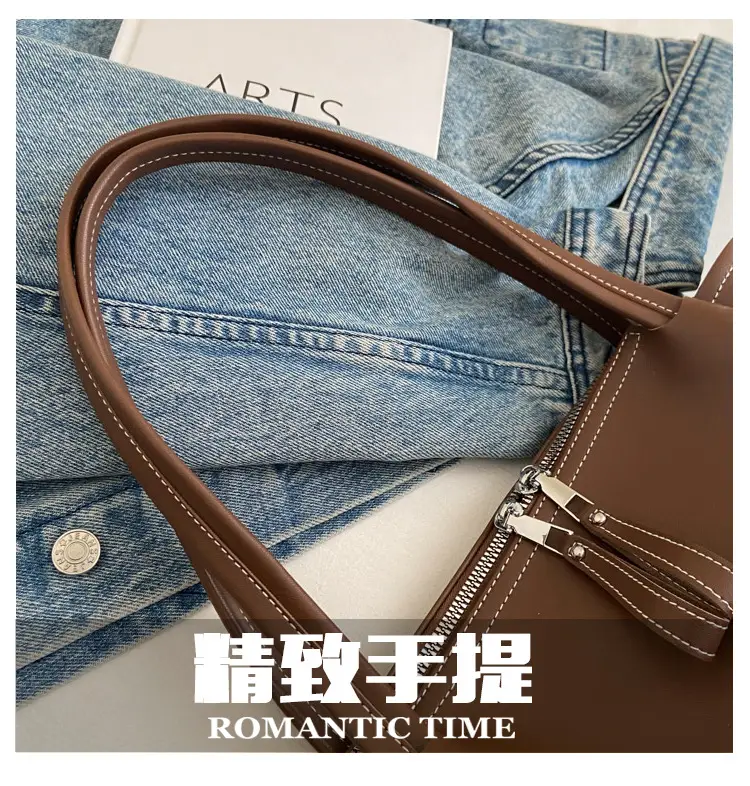 Black Leather Crossbody Bag with Logo Print — feature 13