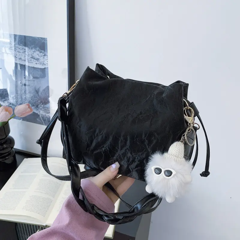 Pink Korean Style Shoulder Bag for Women 2025 Spring Summer - Image 7