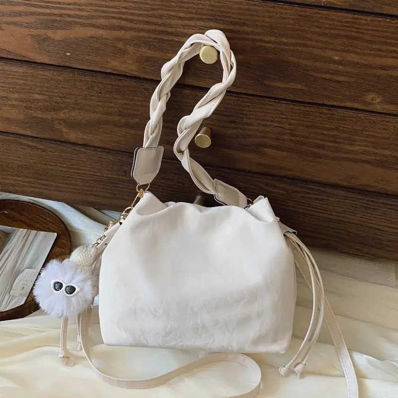 Pink Korean Style Shoulder Bag for Women 2025 Spring Summer - Image 8
