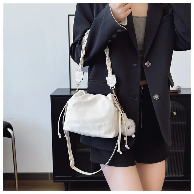Pink Korean Style Shoulder Bag for Women 2025 Spring Summer — feature 13