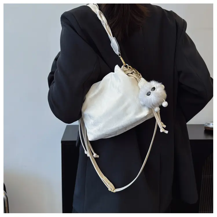 Pink Korean Style Shoulder Bag for Women 2025 Spring Summer — feature 14
