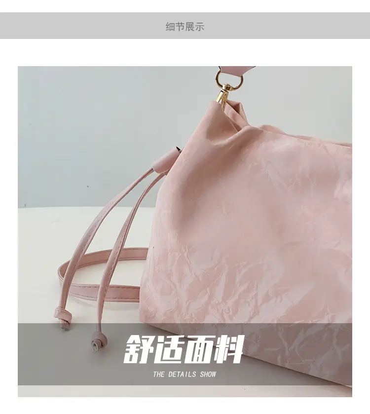 Pink Korean Style Shoulder Bag for Women 2025 Spring Summer — feature 4