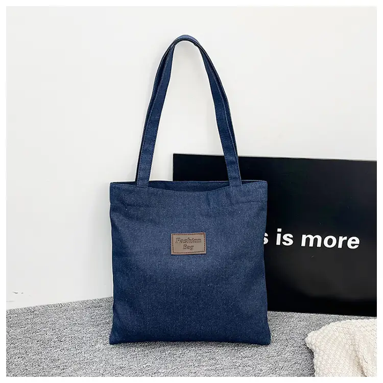 2025 New Denim Shoulder Bag Large Capacity Shopping Bag — feature 20