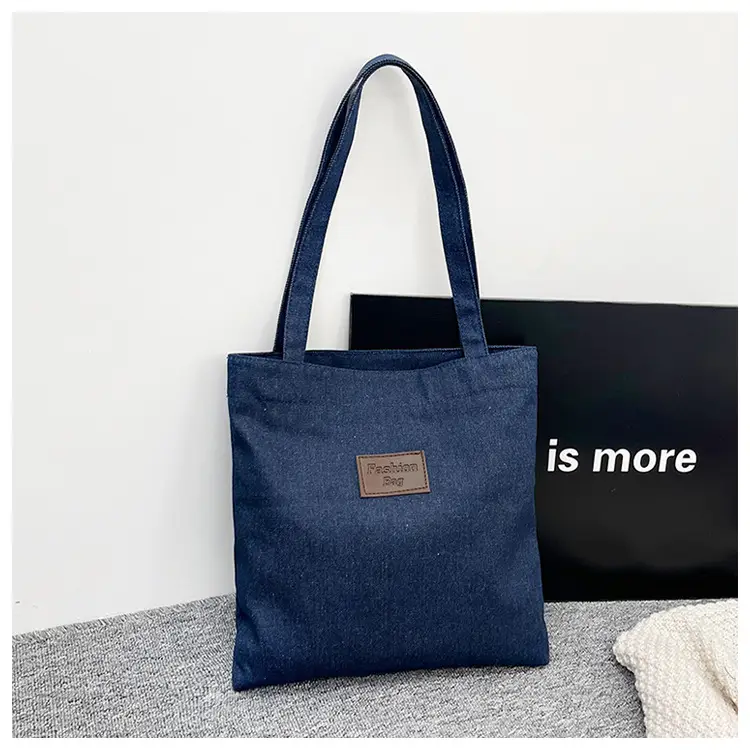 2025 New Denim Shoulder Bag Large Capacity Shopping Bag — feature 21