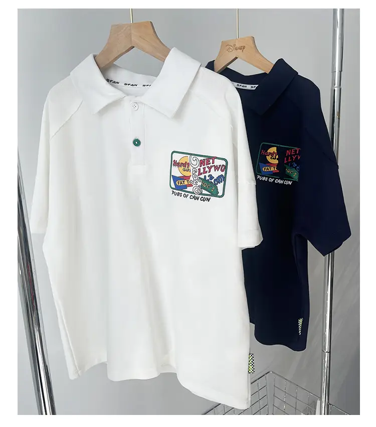 Kids T-Shirt 2026 Summer Polo Style with Car Motifs — feature 10