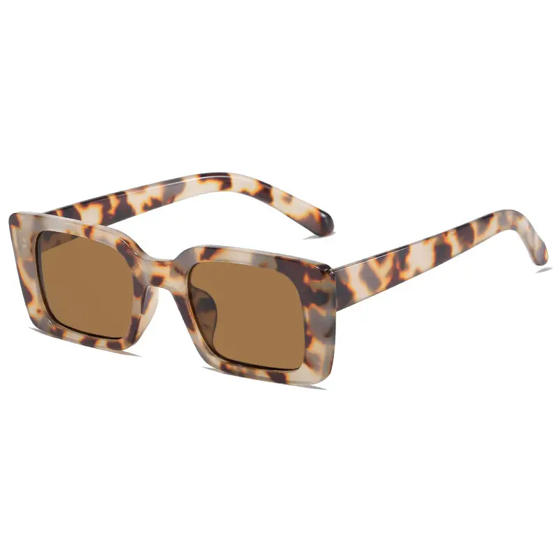 Retro Square Sunglasses with Leopard Print 2025 - Image 11