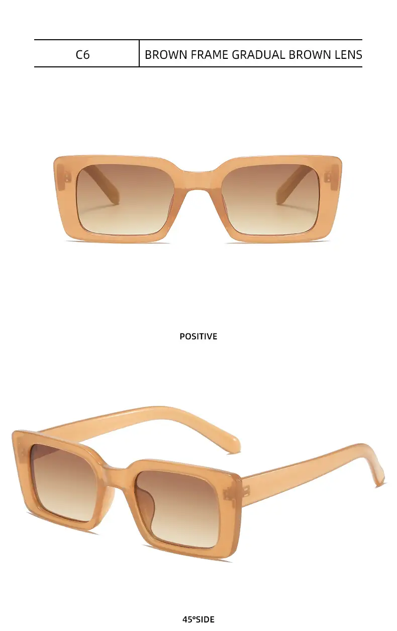 Retro Square Sunglasses with Leopard Print 2025 β feature 15