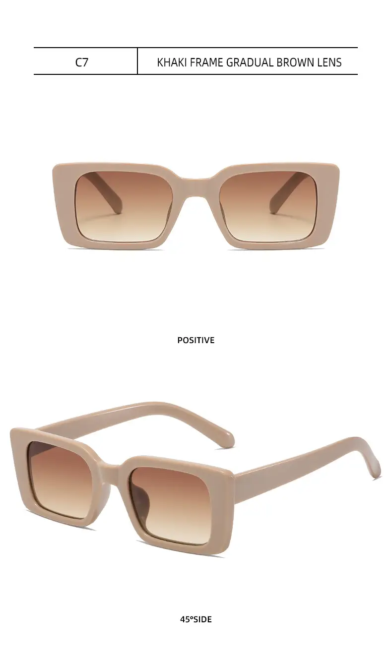 Retro Square Sunglasses with Leopard Print 2025 β feature 16