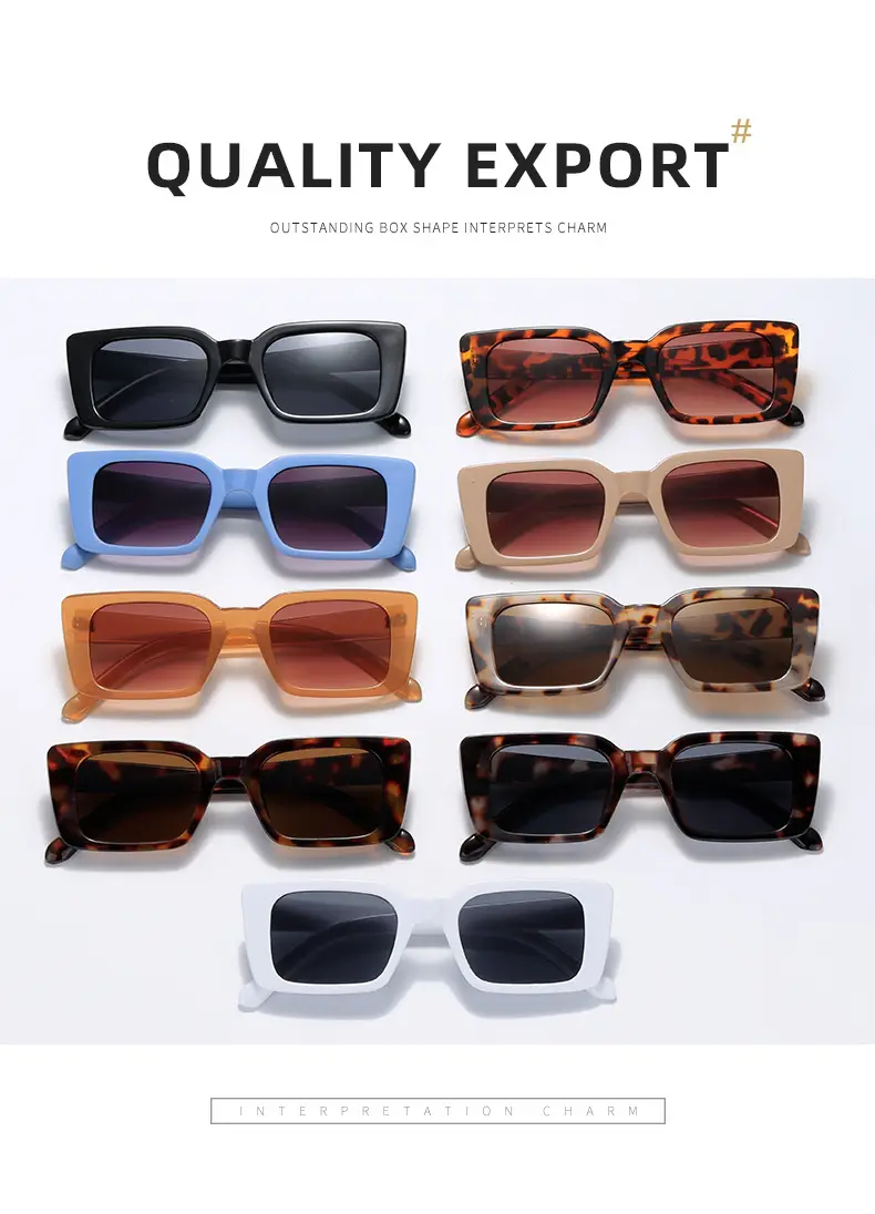 Retro Square Sunglasses with Leopard Print 2025 β feature 3