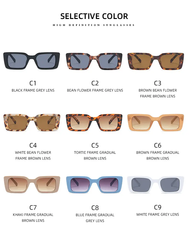 Retro Square Sunglasses with Leopard Print 2025 β feature 6