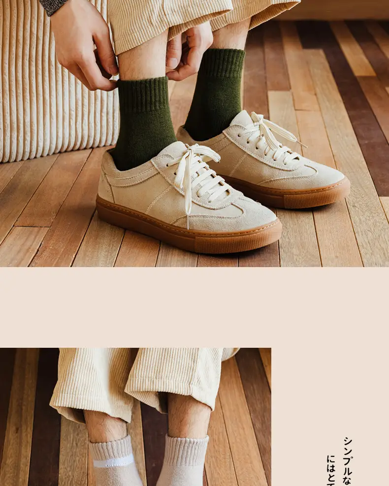 Thick Socks Women's Winter fleece-lined Trap Socks Men's Black Long Cotton Socks Thickened Warm Cotton Towel Socks — feature 12