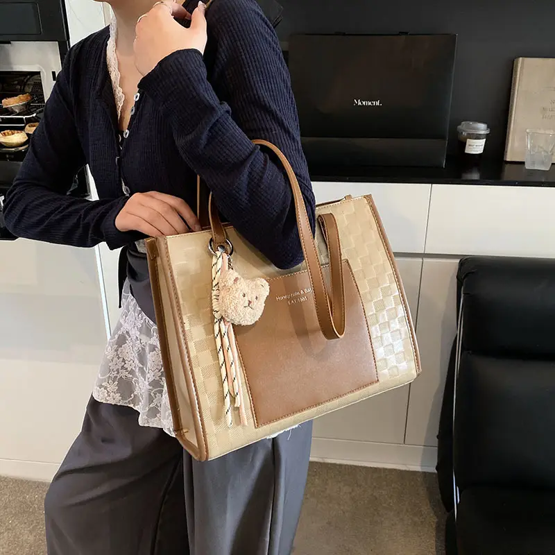 Women Pink Beige Textured Shoulder Bag 2025